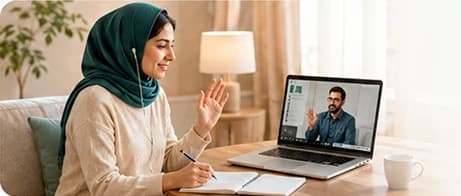 جلسه آنلاین روانشناسی از خانه